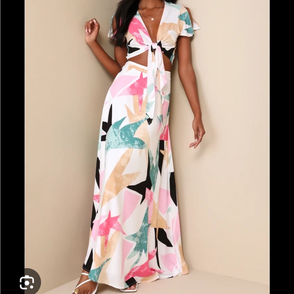Stylish Multicolor Maxi Dress